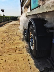 White exhaust smoke means the combustion cylinders aren’t hot enough