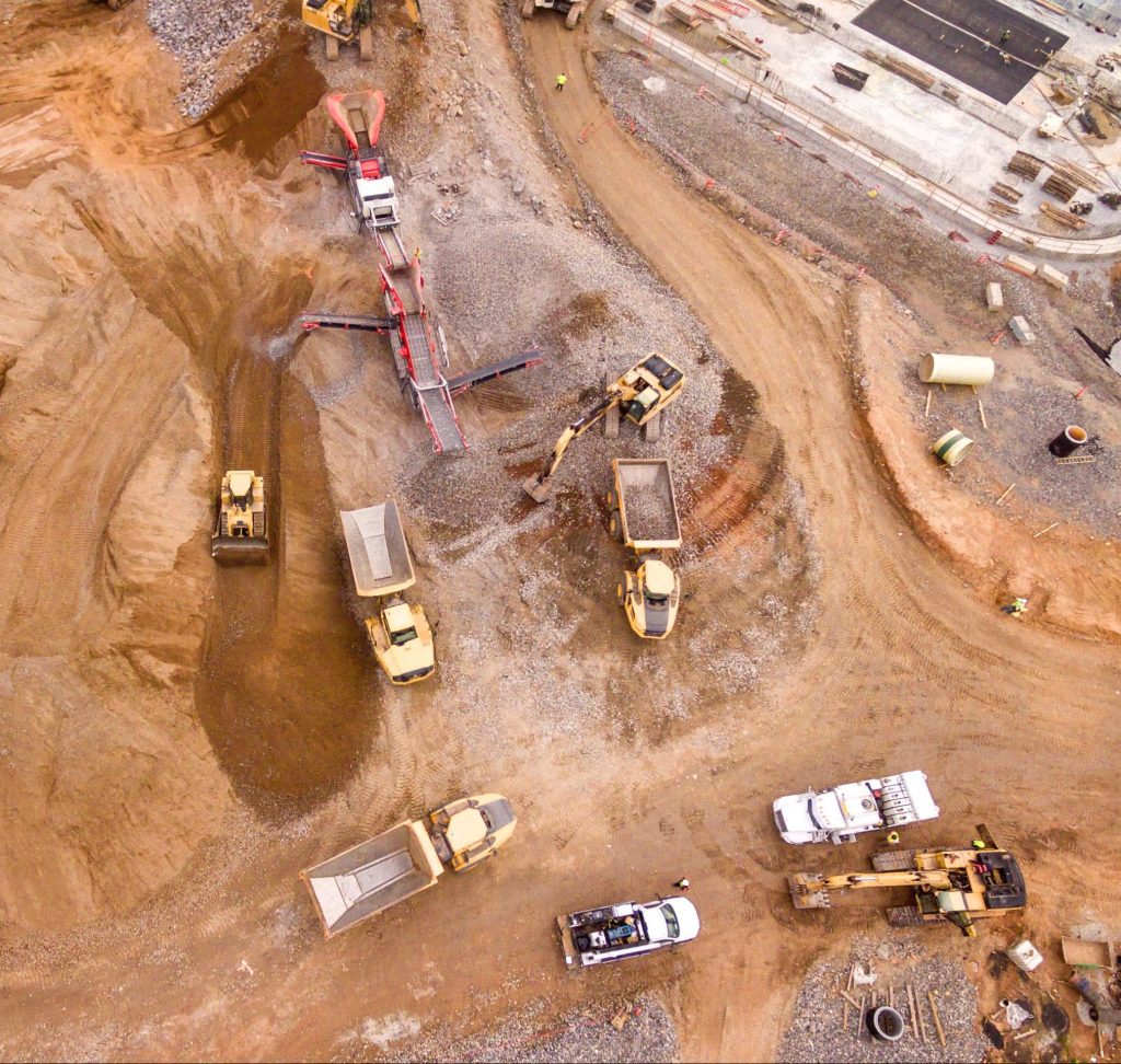 Image of a construction site to illustrate that Roadwarrior's D2064-ID is an exact-fit replacement for the 1980715 Deutz DOC in your heavy-duty equipment.