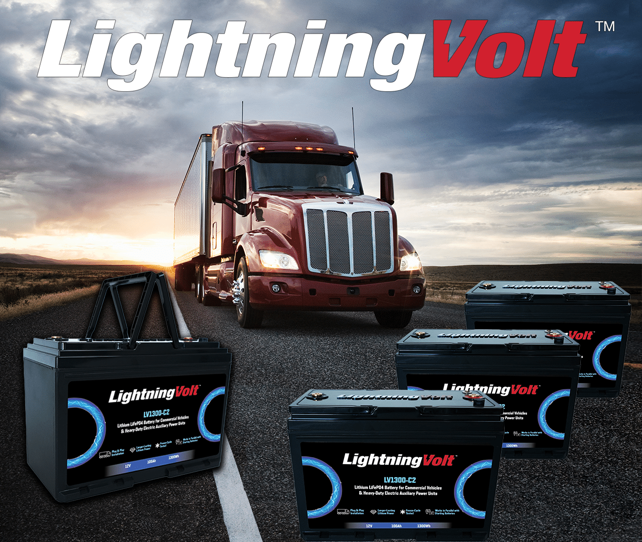 LightningVolt DC-DC Lithium Battery Charger & Isolator - Roadwarrior