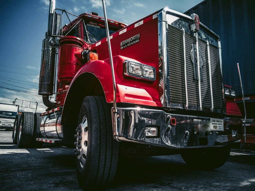 Image of a red truck