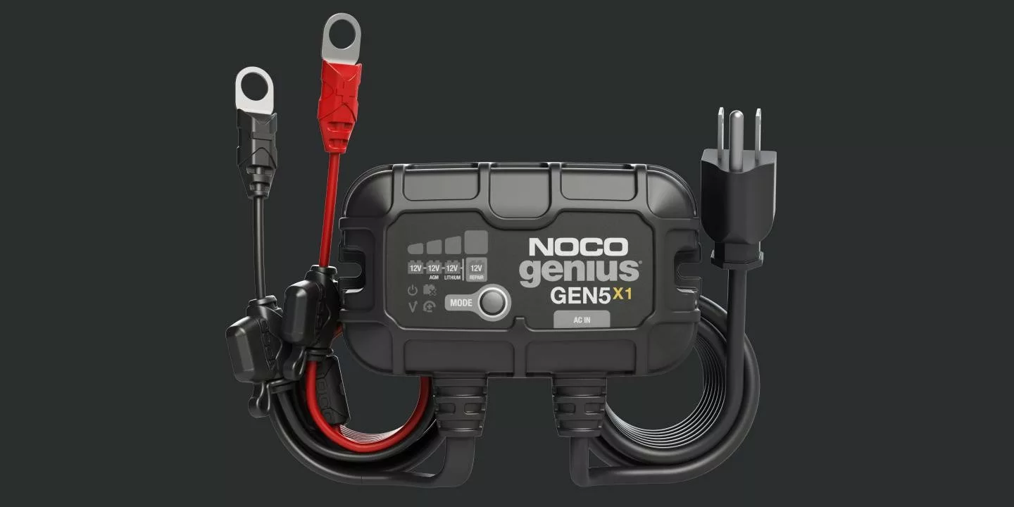 NOCO Genius 1-Bank 5 Amp (5 Amp Per Bank) Fully-Automatic Smart